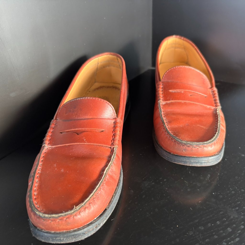 Tod’s Burnt Orange Leather Loafers Luxury & Comfort!